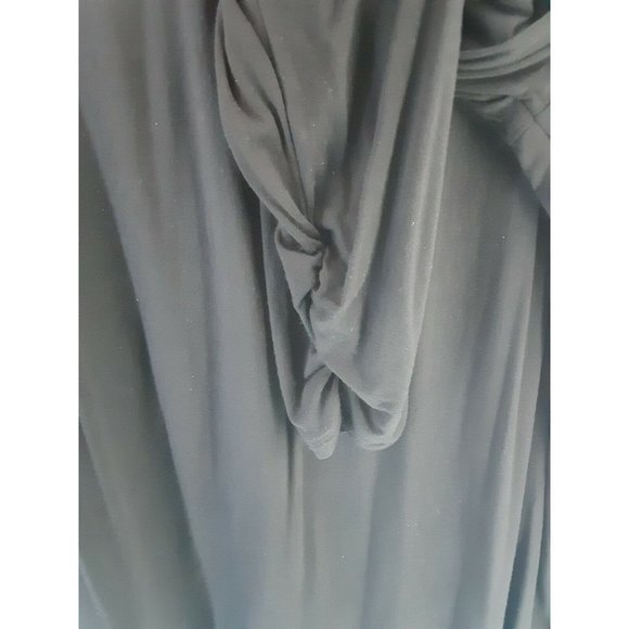 New Avenue Women's Blouse Black Plus Size Top Long Sleeve Size 22/24 Shirt Comfy - Picture 3 of 10